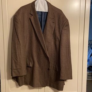 Brown Houndstooth sports - Big and Tall